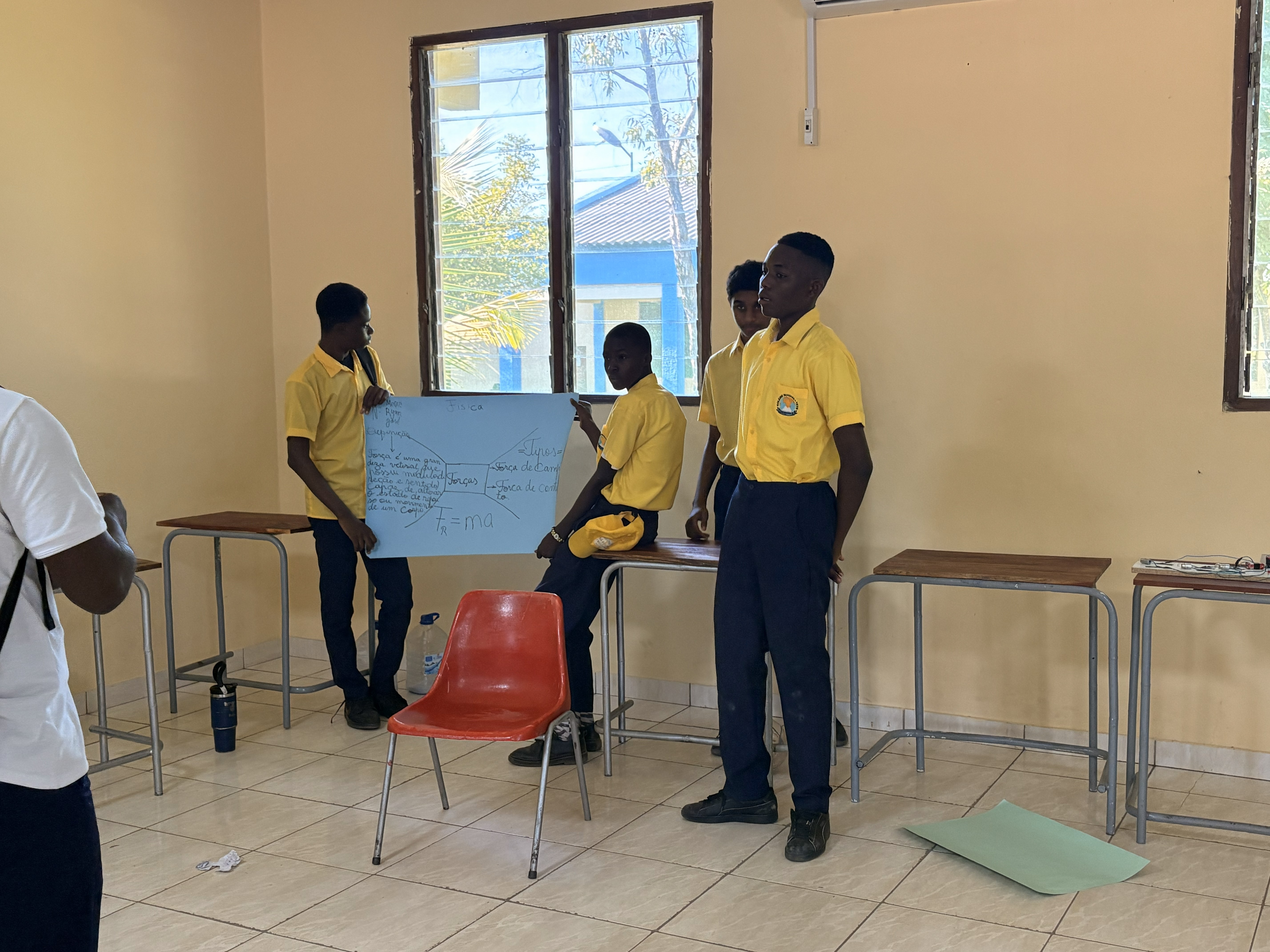 Actividade de educação do Colégio Mundial